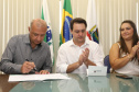 Governador Carlos Massa Ratinho Junior libera recursos para pavimentação asfáltica em Araucária.  -  Araucária, 20/03/2019  -  Foto: Rodrigo Félix Leal