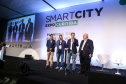 O governador Carlos Massa Ratinho Junior participa nesta quinta-feira (21), da segunda edição do Smart City Expo Curitiba 2019. Maior evento de cidades inteligentes do mundo, o Smart City acontece na Expo Barigui. Curitiba, 21/03/2019 - Foto: Gilson Abreu/ANPr