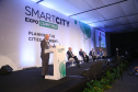 Vice governador Darci Piana participa da segunda edição do Smart City Expo Curitiba 2019. Maior evento de cidades inteligentes do mundo, o Smart City acontece na Expo Barigui. Curitiba, 21/03/2019 - Foto: Gilson Abreu/ANPr
