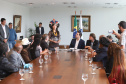 Governador Carlos Massa Ratinho Junior sanciona a lei que institui o Dia Estadual de Luta pela Eliminação da Discriminação Racial. A Lei define que a data será celebrada anualmente em 21 de março.  -  Curitiba, 21/03/2019  -  Foto: Rodrigo Félix Leal/ANPr