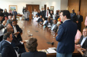 Governador Carlos Massa Ratinho Junior sanciona a lei que institui o Dia Estadual de Luta pela Eliminação da Discriminação Racial. A Lei define que a data será celebrada anualmente em 21 de março.  -  Curitiba, 21/03/2019  -  Foto: Rodrigo Félix Leal/ANPr