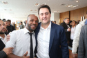 Governador Carlos Massa Ratinho Junior sanciona a lei que institui o Dia Estadual de Luta pela Eliminação da Discriminação Racial. A Lei define que a data será celebrada anualmente em 21 de março.  -  Curitiba, 21/03/2019  -  Foto: Rodrigo Félix Leal/ANPr