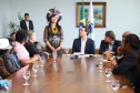 O governador Carlos Massa Ratinho Massa sanciona  a lei que institui o Dia Estadual de Luta pela Eliminação da Discriminação Racial. Foto: José Fernando Ogura/ANPr
