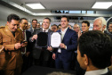 Governador Carlos Massa Ratinho Junior participa da posse do secretário de Estado da Saúde, Carlos Alberto Gebrim Preto (Beto Preto). Curitiba, 25/03/2019. Foto: Geraldo Bubniak/ANPr