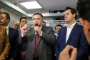 Governador Carlos Massa Ratinho Junior participa da posse do secretário de Estado da Saúde, Carlos Alberto Gebrim Preto (Beto Preto). Curitiba, 25/03/2019. Foto: Geraldo Bubniak/ANPr