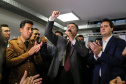 Governador Carlos Massa Ratinho Junior participa da posse do secretário de Estado da Saúde, Carlos Alberto Gebrim Preto (Beto Preto). Curitiba, 25/03/2019. Foto: Geraldo Bubniak/ANPr