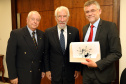 Consul Geral da Alemanha em São Paulo Axel Zeidler, e Cônsul Honorário da Alemanha em Curitiba Andreas F.H. Hoffrichter ,com o Vice-governador Darci Piana.Foto Gilson Abreu