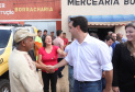 Cerca de oito mil pessoas serão beneficiadas pela obra de pavimentação da Estrada do Socavão, principal distrito de Castro, nos Campos Gerais. Nesta sexta-feira (29), o governador Carlos Massa Ratinho Junior esteve no município e assinou a ordem de serviço para pavimentar um trecho de nove quilômetros da estrada que liga o distrito de Socavão até a região do Pinheirão, em direção à PR-090.  -  Castro, 29/03/2019  -  Foto: Rodrigo Félix Leal/ANPr