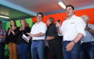 Cerca de oito mil pessoas serão beneficiadas pela obra de pavimentação da Estrada do Socavão, principal distrito de Castro, nos Campos Gerais. Nesta sexta-feira (29), o governador Carlos Massa Ratinho Junior esteve no município e assinou a ordem de serviço para pavimentar um trecho de nove quilômetros da estrada que liga o distrito de Socavão até a região do Pinheirão, em direção à PR-090. - Castro, 29/03/2019 - Foto: Rodrigo Félix Leal/ANPr