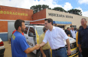 Governador Carlos Massa Ratinho Junior autoriza o início das obras de pavimentação de 9 quilômetros da estrada do Socavão, em Castro. Foto: Jaelson Lucas/ANPr