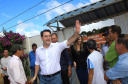 Governador Carlos Massa Ratinho Junior autoriza o início das obras de pavimentação de 9 quilômetros da estrada do Socavão, em Castro. Foto: Jaelson Lucas/ANPr