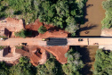 O Departamento de Estradas de Rodagem do Paraná (DER-PR) vai liberar na manhã deste sábado (30) o tráfego sobre a ponte do Rio da Anta, na PR-082. O trecho liga o município de Douradina à Santa Felicidade, distrito de Tapira, no Noroeste do Estado. O local estava totalmente interditado desde 7 de janeiro, quando parte do pavimento da cabeceira da ponte cedeu na altura do km 568 devido às chuvas.  -  Curitiba, 29/03/2019  -  Foto: Divulgação DER