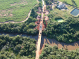 O Departamento de Estradas de Rodagem do Paraná (DER-PR) vai liberar na manhã deste sábado (30) o tráfego sobre a ponte do Rio da Anta, na PR-082. O trecho liga o município de Douradina à Santa Felicidade, distrito de Tapira, no Noroeste do Estado. O local estava totalmente interditado desde 7 de janeiro, quando parte do pavimento da cabeceira da ponte cedeu na altura do km 568 devido às chuvas.  -  Curitiba, 29/03/2019  -  Foto: Divulgação DER