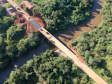 O Departamento de Estradas de Rodagem do Paraná (DER-PR) vai liberar na manhã deste sábado (30) o tráfego sobre a ponte do Rio da Anta, na PR-082. O trecho liga o município de Douradina à Santa Felicidade, distrito de Tapira, no Noroeste do Estado. O local estava totalmente interditado desde 7 de janeiro, quando parte do pavimento da cabeceira da ponte cedeu na altura do km 568 devido às chuvas.  -  Curitiba, 29/03/2019  -  Foto: Divulgação DER