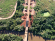 O Departamento de Estradas de Rodagem do Paraná (DER-PR) vai liberar na manhã deste sábado (30) o tráfego sobre a ponte do Rio da Anta, na PR-082. O trecho liga o município de Douradina à Santa Felicidade, distrito de Tapira, no Noroeste do Estado. O local estava totalmente interditado desde 7 de janeiro, quando parte do pavimento da cabeceira da ponte cedeu na altura do km 568 devido às chuvas.  -  Curitiba, 29/03/2019  -  Foto: Divulgação DER