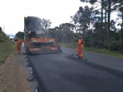 recapeamento da rodovia PR-170, trecho Entr. BR-153(Jangada do Sul) - Bituruna. Executados 25 km do total de 46,27 km.  -  Curitiba, 02/04/2019  -  Foto: Divulgação DER/SEIL