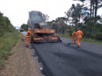 recapeamento da rodovia PR-170, trecho Entr. BR-153(Jangada do Sul) - Bituruna. Executados 25 km do total de 46,27 km.  -  Curitiba, 02/04/2019  -  Foto: Divulgação DER/SEIL