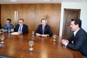 03/04/2019 - Governador Carlos Massa Ratinho Junior, recebe reitores das universidades do Paraná.
Foto Gilson Abreu/Anpr