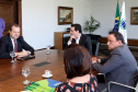 03/04/2019 - Governador Carlos Massa Ratinho Junior, recebe reitores das universidades do Paraná.
Foto Gilson Abreu/Anpr