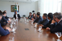 03/04/2019 - Governador Carlos Massa Ratinho Junior, recebe reitores das universidades do Paraná.
Foto Gilson Abreu/Anpr