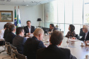 03/04/2019 - Governador Carlos Massa Ratinho Junior, recebe reitores das universidades do Paraná.
Foto Gilson Abreu/Anpr