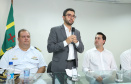 O governador Carlos Massa Ratinho Junior anunciou nesta quarta-feira (3) a contratação do projeto executivo de engenharia para restauração e ampliação de capacidade da Av. Ayrton Senna da Silva, um dos principais acessos ao Porto, no Litoral. A revitalização da via é fundamental para aumentar a capacidade de escoamento das exportações do Estado.  -  Paranaguá, 03/04/2019  -  Foto: Rodrigo Félix Leal/ANPr