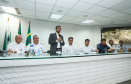 O governador Carlos Massa Ratinho Junior anunciou nesta quarta-feira (3) a contratação do projeto executivo de engenharia para restauração e ampliação de capacidade da Av. Ayrton Senna da Silva, um dos principais acessos ao Porto, no Litoral. A revitalização da via é fundamental para aumentar a capacidade de escoamento das exportações do Estado. - Paranaguá, 03/04/2019 - Foto: Rodrigo Félix Leal/ANPr