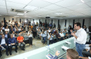 O governador Carlos Massa Ratinho Junior anunciou nesta quarta-feira (3) a contratação do projeto executivo de engenharia para restauração e ampliação de capacidade da Av. Ayrton Senna da Silva, um dos principais acessos ao Porto, no Litoral. A revitalização da via é fundamental para aumentar a capacidade de escoamento das exportações do Estado. - Paranaguá, 03/04/2019 - Foto: Rodrigo Félix Leal/ANPr