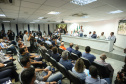 O governador Carlos Massa Ratinho Junior anunciou nesta quarta-feira (3) a contratação do projeto executivo de engenharia para restauração e ampliação de capacidade da Av. Ayrton Senna da Silva, um dos principais acessos ao Porto, no Litoral. A revitalização da via é fundamental para aumentar a capacidade de escoamento das exportações do Estado. - Paranaguá, 03/04/2019 - Foto: Rodrigo Félix Leal/ANPr