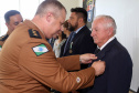 Batalhão da Policia Ambiental comemora 62 anos, vice governador Darci Piana recebe medalha do mérito ambiental.
Foto Gilson Abreu/ANPr