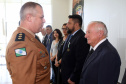 Batalhão da Policia Ambiental comemora 62 anos, vice governador Darci Piana recebe medalha do mérito ambiental.
Foto Gilson Abreu/ANPr