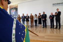 Batalhão da Policia Ambiental comemora 62 anos, vice governador Darci Piana recebe medalha do mérito ambiental.
Foto Gilson Abreu/ANPr