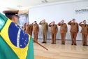 Batalhão da Policia Ambiental comemora 62 anos, vice governador Darci Piana recebe medalha do mérito ambiental.
Foto Gilson Abreu/ANPr