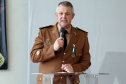 Batalhão da Policia Ambiental comemora 62 anos, vice governador Darci Piana recebe medalha do mérito ambiental.
Foto Gilson Abreu/ANPr