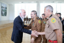 Batalhão da Policia Ambiental comemora 62 anos, vice governador Darci Piana recebe medalha do mérito ambiental.
Foto Gilson Abreu/ANPr