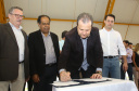 Governador Carlos Massa Ratinho Júnior inaugura em Guarapuava a nova sede do Colégio Estadual Leni Marlene Jacob - Guarapuava, 04/04/2019 - Foto: Jaelson Lucas/ANPr