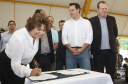 Governador Carlos Massa Ratinho Júnior inaugura em Guarapuava a nova sede do Colégio Estadual Leni Marlene Jacob - Guarapuava, 04/04/2019 - Foto: Jaelson Lucas/ANPr
