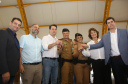 Governador Carlos Massa Ratinho Júnior inaugura em Guarapuava a nova sede do Colégio Estadual Leni Marlene Jacob  -  Guarapuava, 04/04/2019  -  Foto: Jaelson Lucas/ANPr