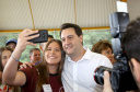 Governador Carlos Massa Ratinho Júnior inaugura em Guarapuava a nova sede do Colégio Estadual Leni Marlene Jacob  -  Guarapuava, 04/04/2019  -  Foto: Jaelson Lucas/ANPr