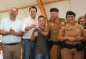 Governador Carlos Massa Ratinho Júnior inaugura em Guarapuava a nova sede do Colégio Estadual Leni Marlene Jacob  -  Guarapuava, 04/04/2019  -  Foto: Rodrigo Felix Leal/ANPr