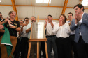 Governador Carlos Massa Ratinho Júnior inaugura em Guarapuava a nova sede do Colégio Estadual Leni Marlene Jacob - Guarapuava, 04/04/2019 - Foto: Rodrigo Felix Leal/ANPr