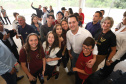 Governador Carlos Massa Ratinho Júnior inaugura em Guarapuava a nova sede do Colégio Estadual Leni Marlene Jacob - Guarapuava, 04/04/2019 - Foto: Rodrigo Felix Leal/ANPr