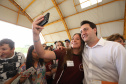 Governador Carlos Massa Ratinho Júnior inaugura em Guarapuava a nova sede do Colégio Estadual Leni Marlene Jacob - Guarapuava, 04/04/2019 - Foto: Rodrigo Felix Leal/ANPr