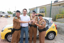 Governador Carlos Massa Ratinho Júnior inaugura em Guarapuava a nova sede do Colégio Estadual Leni Marlene Jacob  -  Guarapuava, 04/04/2019  -  Foto: Rodrigo Felix Leal/ANPr