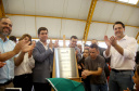 |Governador Carlos Massa Ratinho Júnior inaugura em Guarapuava a nova sede do Colégio Estadual Pedro Carli - Guarapuava, 04/04/2019 - Foto: Jaelson Lucas/ANPr