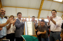 |Governador Carlos Massa Ratinho Júnior inaugura em Guarapuava a nova sede do Colégio Estadual Pedro Carli  -  Guarapuava, 04/04/2019  -  Foto: Jaelson Lucas/ANPr