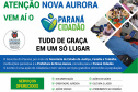 A emissão de documentos como carteira de identidade, CPF e carteira de trabalho será disponibilizada gratuitamente para a população de Nova Aurora, município do Oeste do Estado. A feira de serviços Paraná Cidadão oferece na quarta, quinta e sexta-feira (10, 11 e 12) diversos serviços gratuitos em um único local.  -  Foto/Arte: Divulgação SEJUF