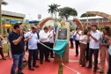 O secretário do Desenvolvimento Sustentável e Turismo, Márcio Nunes, participou, no último sábado (06), da reinauguração do Bosque Municipal "André Ricardo da Silva", em Terra Boa. Durante o evento também houve ações do Programa "Educação Ambiental para Bacias Hidrográficas"  -  Terra Boa, 06/04/2019  -  Foto: Dênis Ferreira Netto/SEDEST