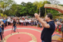 O secretário do Desenvolvimento Sustentável e Turismo, Márcio Nunes, participou, no último sábado (06), da reinauguração do Bosque Municipal "André Ricardo da Silva", em Terra Boa. Durante o evento também houve ações do Programa "Educação Ambiental para Bacias Hidrográficas"  -  Terra Boa, 06/04/2019  -  Foto: Dênis Ferreira Netto/SEDEST