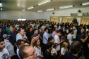 O governador Carlos Massa Ratinho Junior assina ordem de serviço para construção de Escola em Mauá da Serra nesta quarta-feira (10). Mauá da Serra, 10/04/2019 - Foto: Geraldo Bubniak/ANPr